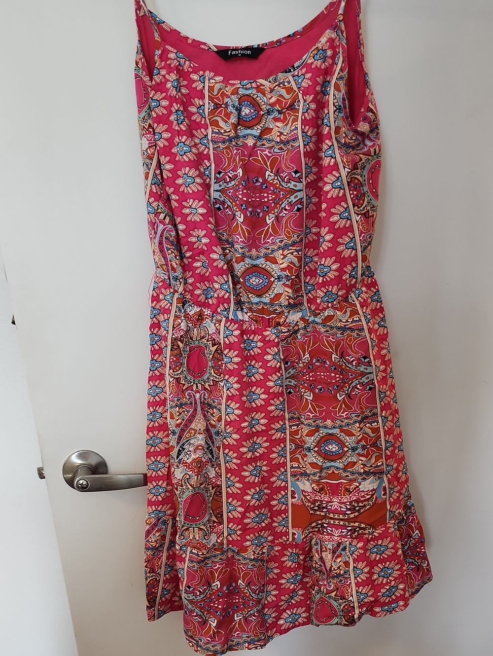 Pink Floral Patchwork Sundress